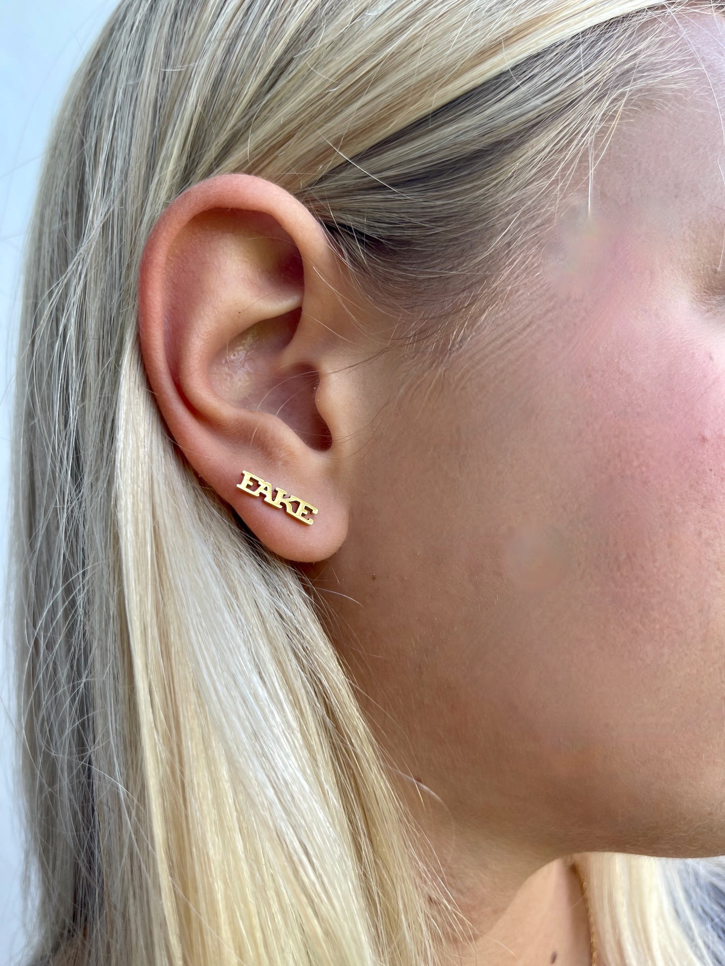 Fake News Stud Earrings