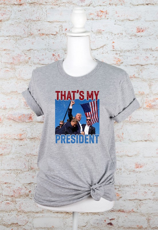 That's My President Trump Softstyle Graphic Plus Size Tee T-Shirt
