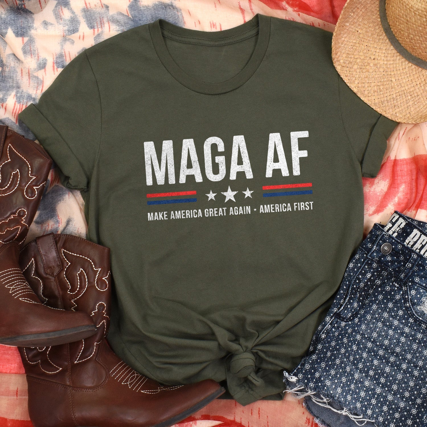 MAGA AF Tees