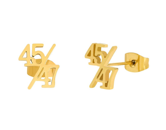45/47 Stud Earrings