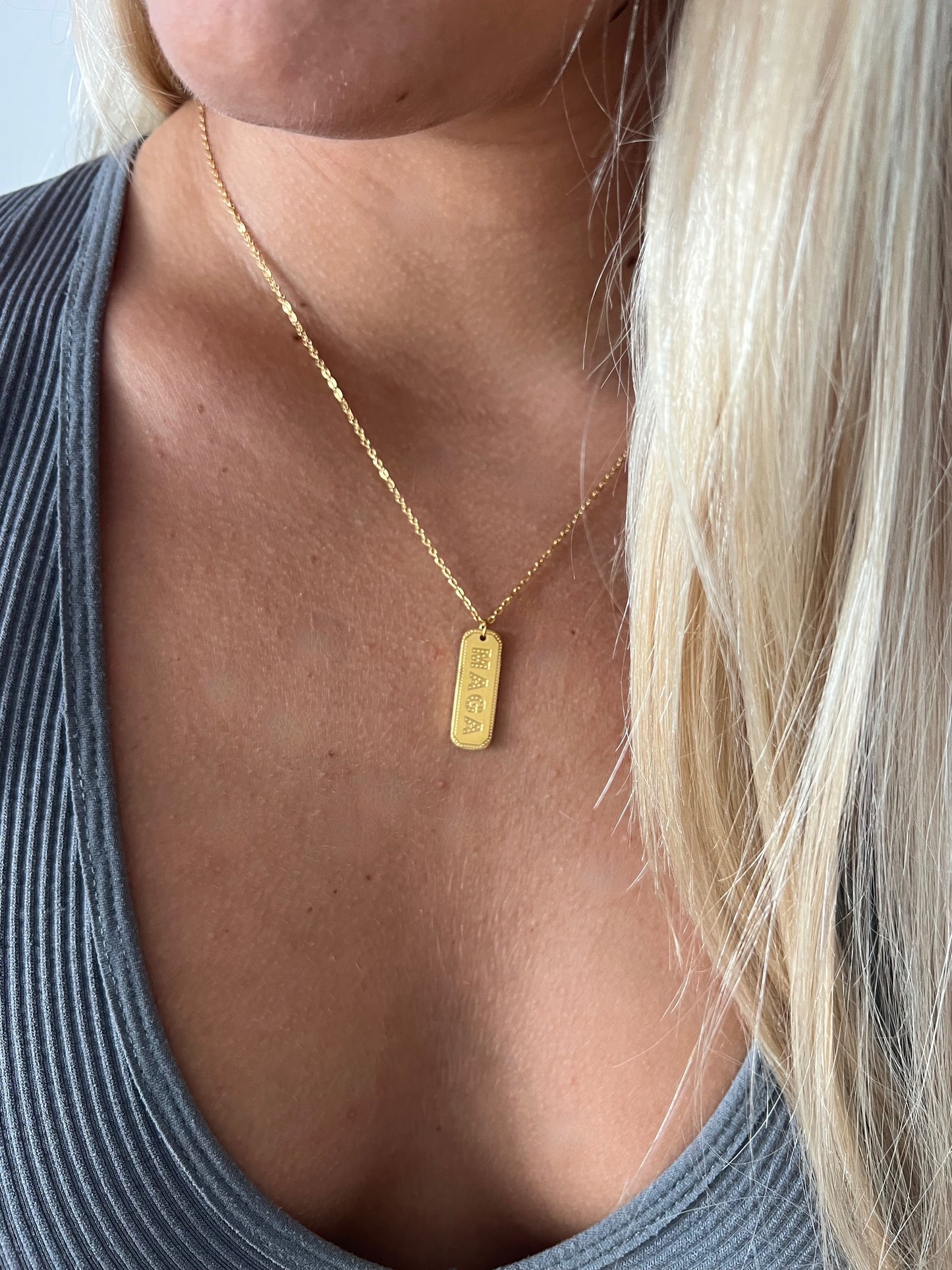MAGA Dog Tag Necklace