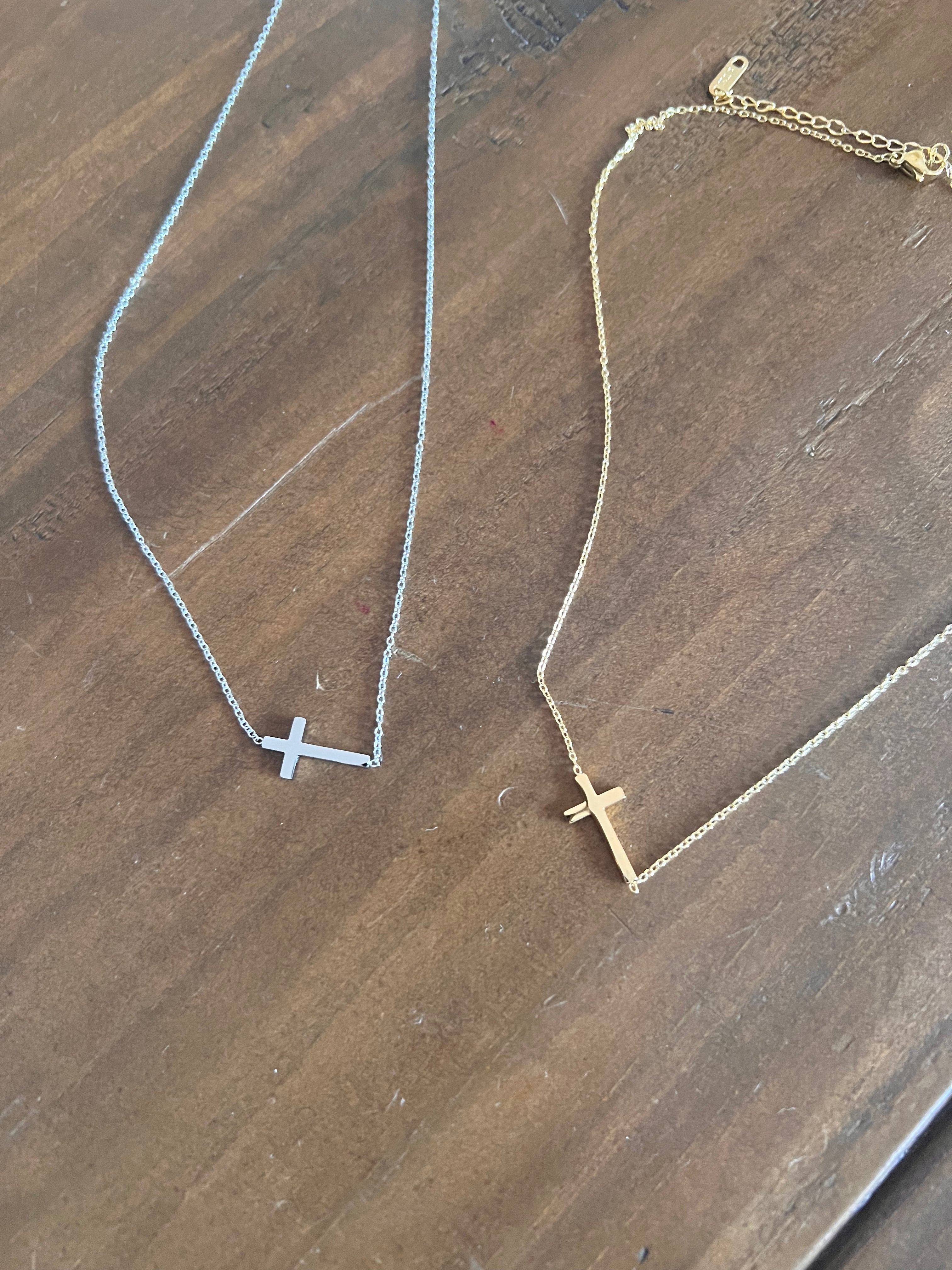 Cross Connector Necklace