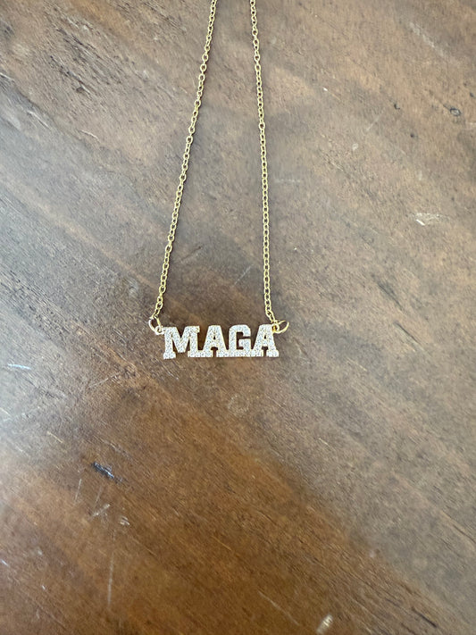 MAGA Bling Necklace - WILL SHIP 3/31