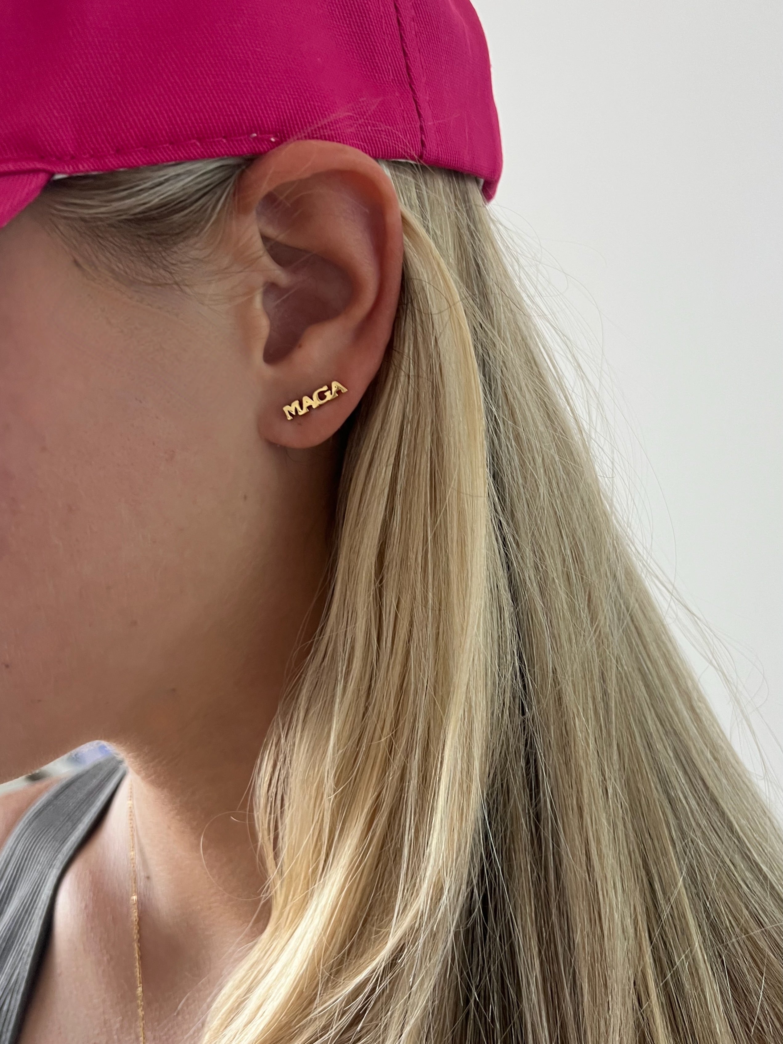 MAGA Stud Earrings