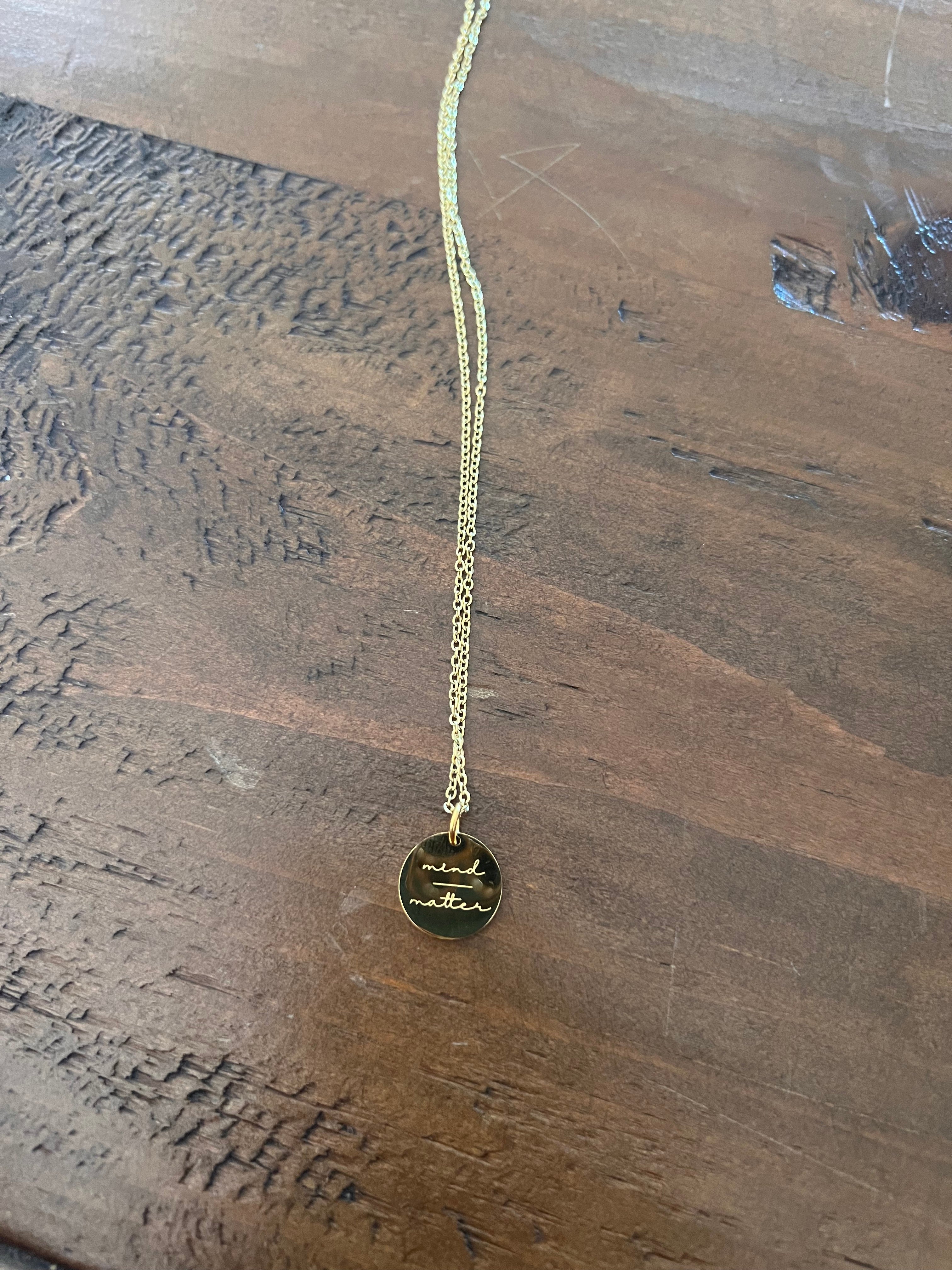 Simple Mantra Necklaces