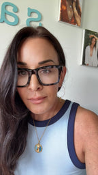 Dangle Cross Hoop Earrings