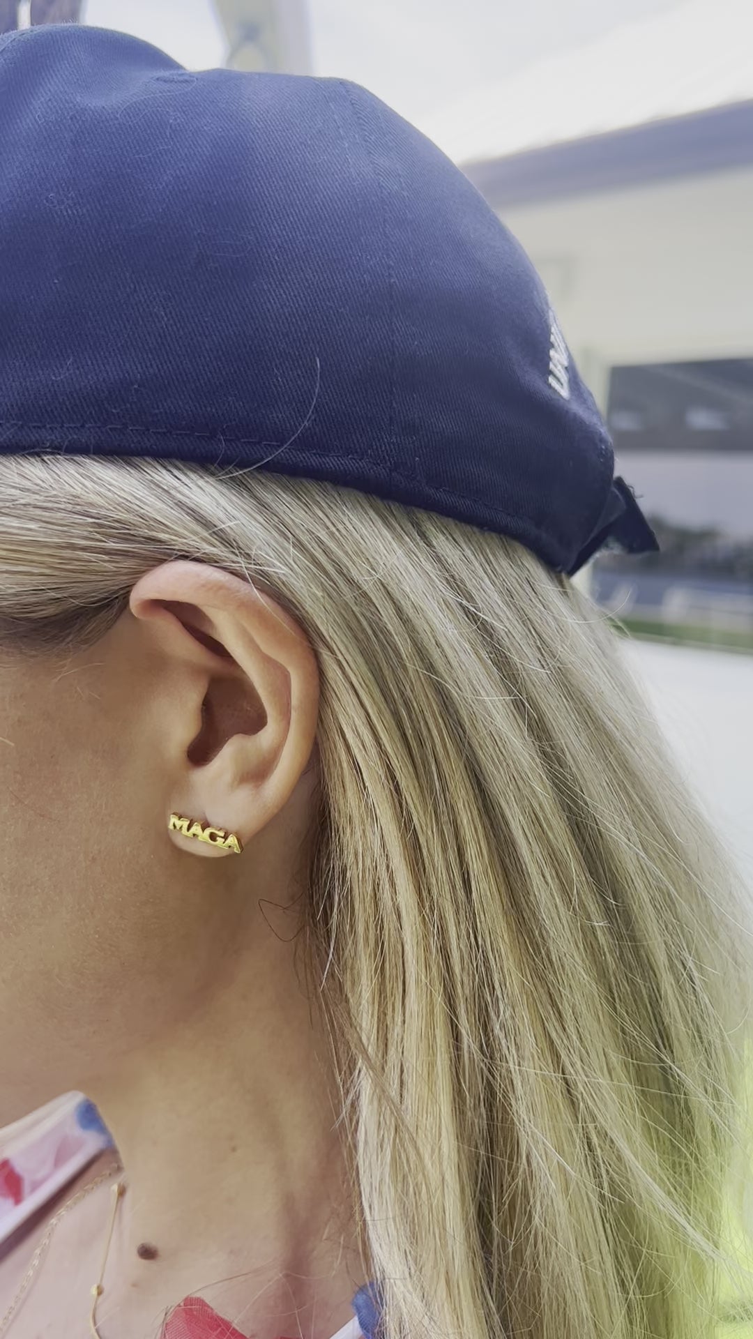 MAGA Stud Earrings