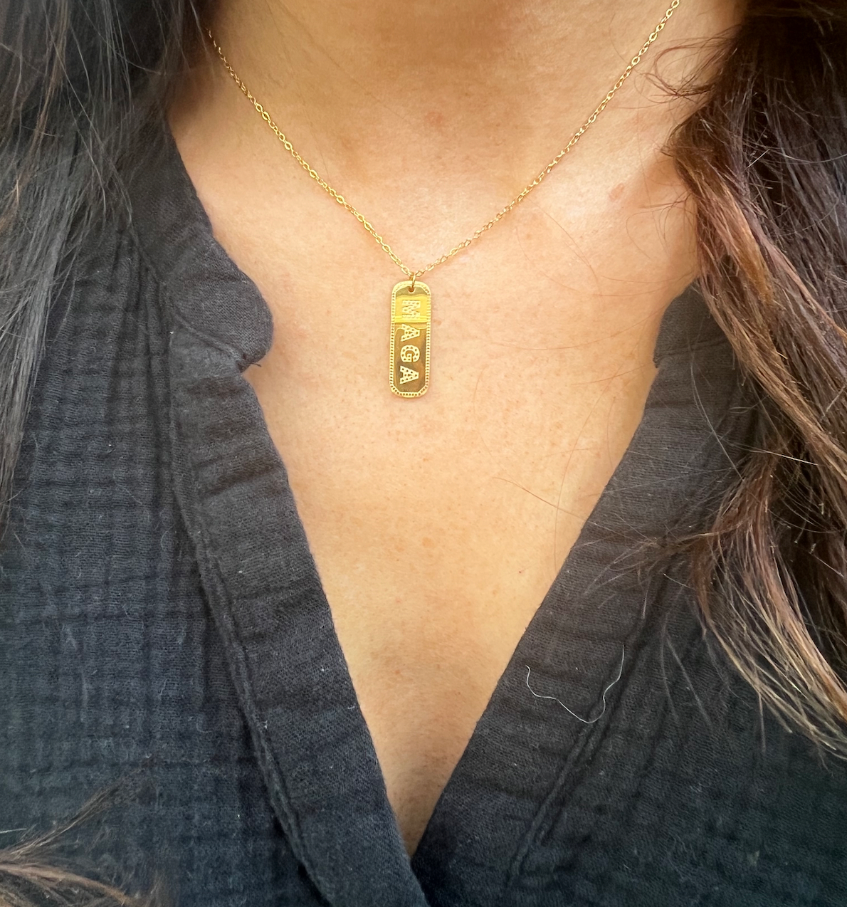 MAGA Dog Tag Necklace